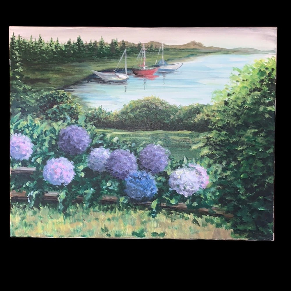 SALE!! Boats on the water. Painting#2